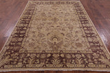 Peshawar Hand Knotted Wool Area Rug - 6' 1" X 8' 1" - Golden Nile