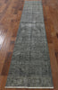 Green Overdyed Wool Area Rug 2 X 11 - Golden Nile