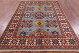 Kazak Hand Knotted Rug - 5' 9" X 8' 3" - Golden Nile