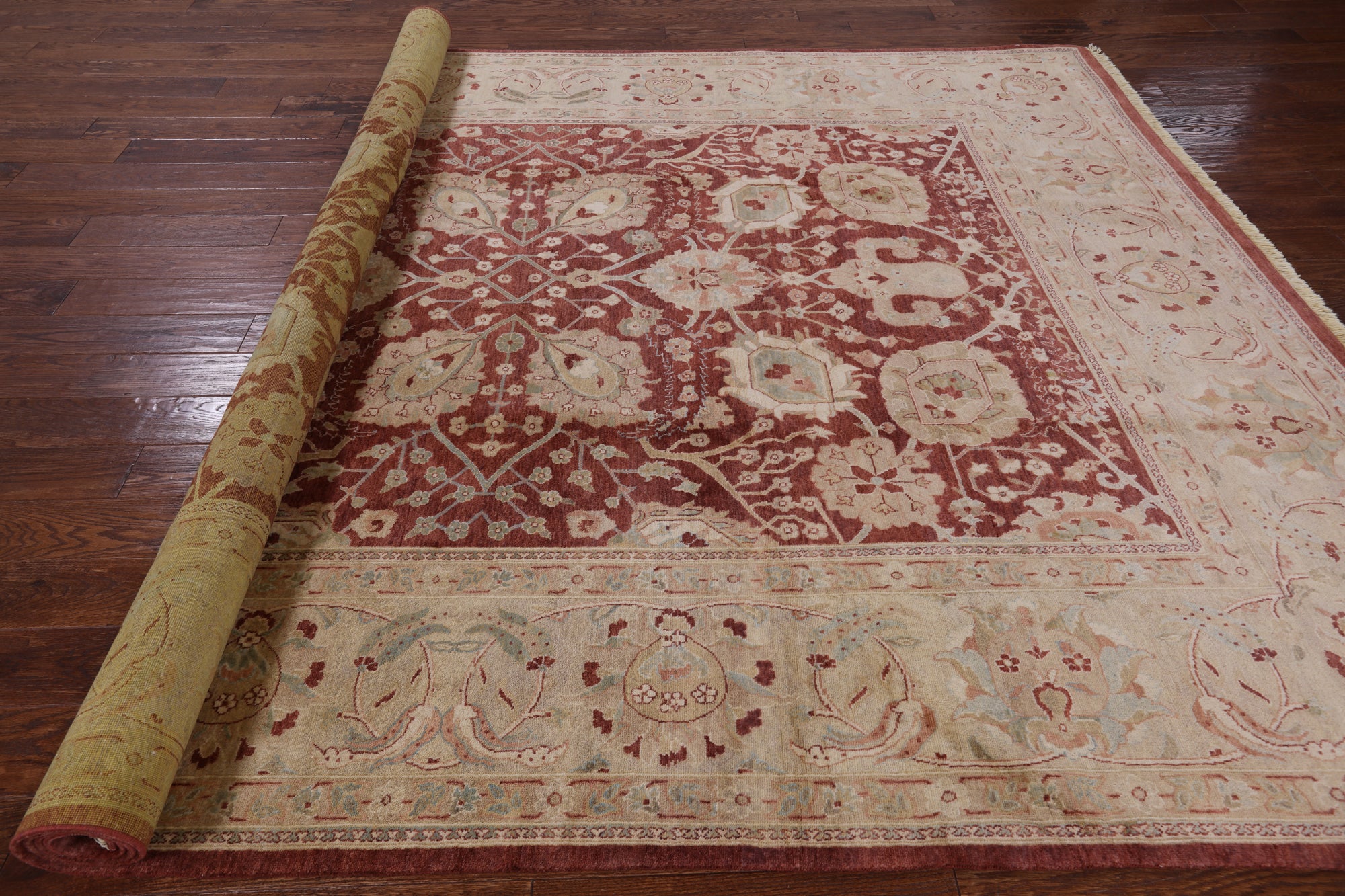 Peshawar Hand Knotted Area Rug - 8' 2" X 10' 10" - Golden Nile