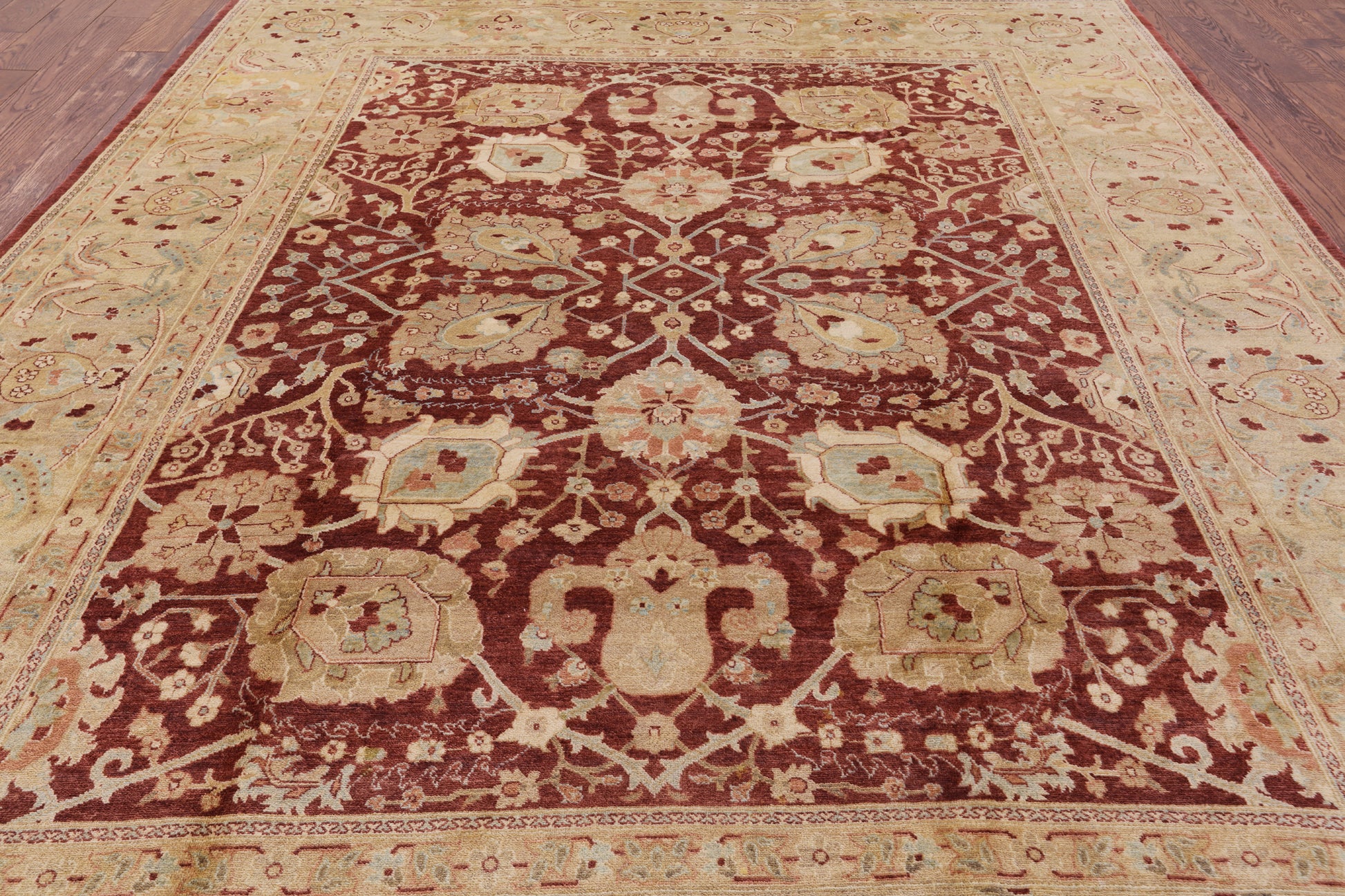 Peshawar Hand Knotted Area Rug - 8' 2" X 10' 10" - Golden Nile