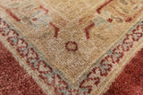 Peshawar Hand Knotted Area Rug - 8' 2" X 10' 10" - Golden Nile