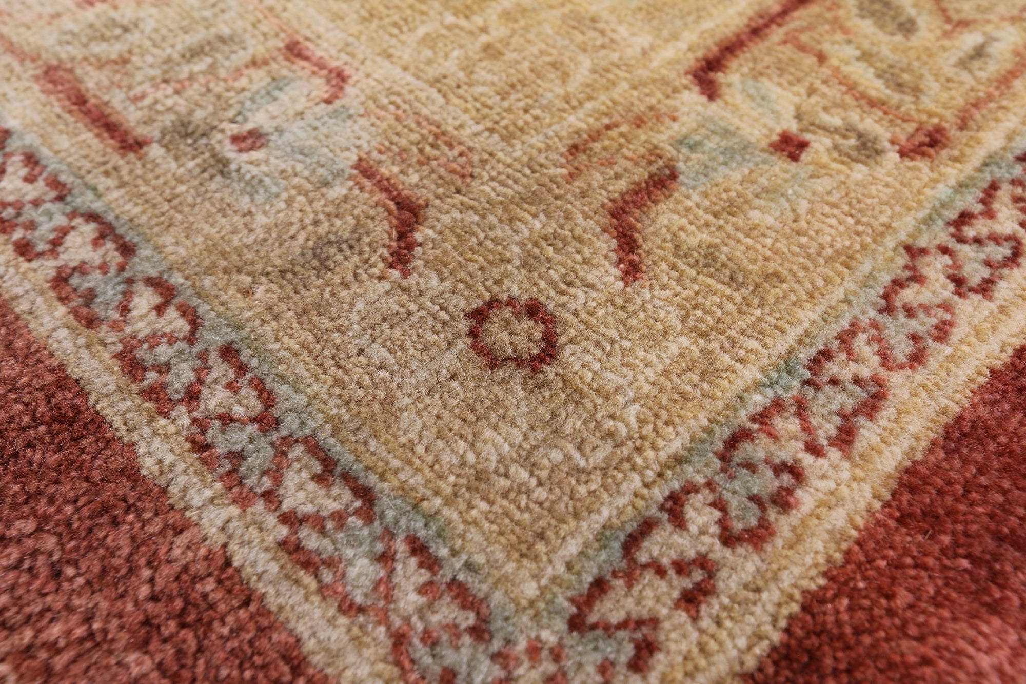 Peshawar Hand Knotted Area Rug - 8' 2" X 10' 10" - Golden Nile