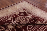Red Peshawar Handmade Wool Rug - 8' 4" X 10' 5" - Golden Nile