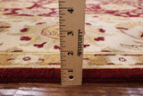 Red Peshawar Hand Knotted Area Rug - 6' 2" X 9' 3" - Golden Nile