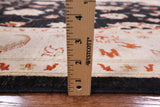 Black Chobi Peshawar Handmade Area Rug - 5' 8" X 7' 10" - Golden Nile