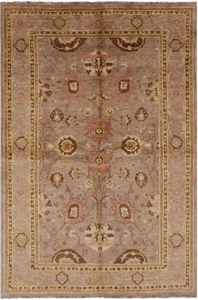 Peshawar Hand Knotted Rug - 5' 10" X 8' 9" - Golden Nile