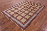 Persian Gabbeh Hand Knotted Wool Area Rug - 5' 8" X 7' 10" - Golden Nile