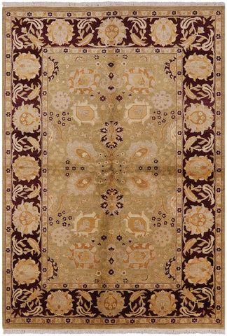 Peshawar Hand-Knotted Rug - 6' 1