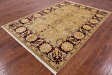 Peshawar Hand-Knotted Rug - 6' 1" X 8' 10" - Golden Nile