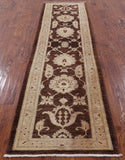 Chobi Peshawar Hand Knotted Runner Rug - 2' 7" X 9' 8" - Golden Nile