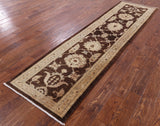 Chobi Peshawar Hand Knotted Runner Rug - 2' 7" X 9' 8" - Golden Nile