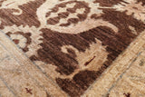 Chobi Peshawar Hand Knotted Runner Rug - 2' 7" X 9' 8" - Golden Nile