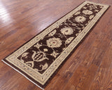 Peshawar Hand Knotted Wool Runner Rug - 2' 8" X 10' 0" - Golden Nile