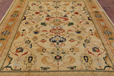 Hand Knotted Oriental Heriz Serapi Rug - 8' X 10' 3" - Golden Nile