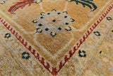 Hand Knotted Oriental Heriz Serapi Rug - 8' X 10' 3" - Golden Nile