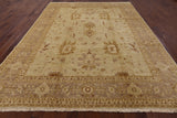 Chobi Peshawar Hand Knotted Wool Rug - 9' 2" X 11' 9" - Golden Nile