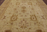 Chobi Peshawar Hand Knotted Wool Rug - 9' 2" X 11' 9" - Golden Nile