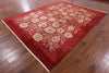 Peshawar Hand Knotted Wool Area Rug - 8' 0" X 10' 4" - Golden Nile