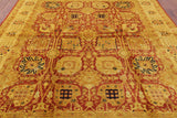 Peshawar Oriental Area Rug - 8' 1" X 10' 1" - Golden Nile