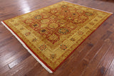 Peshawar Oriental Area Rug - 8' 1" X 10' 1" - Golden Nile