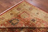 Hand Knotted Oriental Peshawar Rug - 8' 1" X 9' 7" - Golden Nile