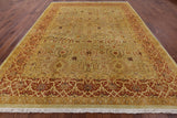 Peshawar Handmade Wool Area Rug - 9' 2" X 12' 0" - Golden Nile