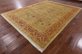 Peshawar Handmade Wool Area Rug - 9' 2" X 12' 0" - Golden Nile