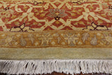 Peshawar Handmade Wool Area Rug - 9' 2" X 12' 0" - Golden Nile