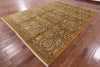 William Morris Hand Knotted Wool Area Rug - 9' 0" X 12' 0" - Golden Nile