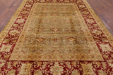 Peshawar Hand Knotted Wool Area Rug - 9' 1" X 12' 3" - Golden Nile