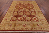 8 X 10 Hand Knotted Peshawar Area Rug - Golden Nile