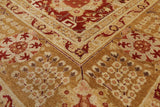 8 X 10 Hand Knotted Peshawar Area Rug - Golden Nile