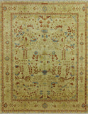 9 X 12 Hand Knotted Chobi Peshawar Area Rug - Golden Nile