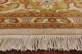 Ivory Peshawar Handmade Wool Rug - 9' 3" X 12' 0" - Golden Nile