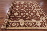 Brown Peshawar Hand Knotted Wool Rug - 8' 9" X 11' 10" - Golden Nile