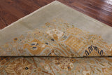 Peshawar Hand Knotted Wool Rug - 9' 2" X 11' 10" - Golden Nile