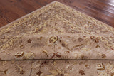 Peshawar Hand Knotted Wool Area Rug - 9' 1" X 12' 2" - Golden Nile