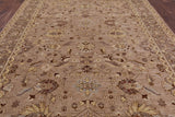 Peshawar Hand Knotted Wool Area Rug - 9' 1" X 12' 2" - Golden Nile