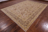 Peshawar Hand Knotted Wool Area Rug - 9' 1" X 12' 2" - Golden Nile