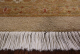 Peshawar Hand-Knotted Wool Area Rug - 8' 1" X 10' 3" - Golden Nile