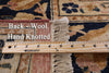 Hand Knotted Peshawar Wool Area Rug - 8' 10" X 11' 10" - Golden Nile