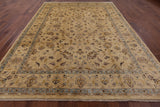 Peshawar Handmade Wool Area Rug - 9' 1" X 12' 3" - Golden Nile