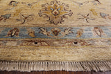 Peshawar Handmade Wool Area Rug - 9' 1" X 12' 3" - Golden Nile