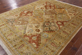 Handmade Peshawar Oriental Area Rug - 8' 2" X 10' 3" - Golden Nile