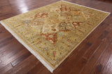 Handmade Peshawar Oriental Area Rug - 8' 2" X 10' 3" - Golden Nile