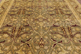 Peshawar Handmade Wool Area Rug - 9' 2" X 11' 10" - Golden Nile