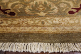 Peshawar Handmade Wool Area Rug - 9' 2" X 11' 10" - Golden Nile