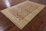 Peshawar Handmade Wool Area Rug - 6' 1" X 8' 10" - Golden Nile