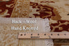 Chobi Peshawar Handmade Wool Area Rug - 8' 1" X 10' 4" - Golden Nile